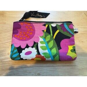 Vera Bradley Zip-Around Floral Wallet with Exterior ID Pocket, Multicolor